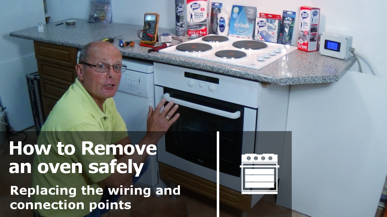 How to remove your built in oven from a kitchen unit.