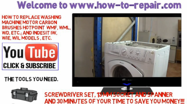 How to replace washing machine motor carbon brushes C.E.SET Motors