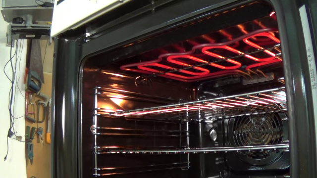 How to replace a grill element on an Aeg or Electrolux cooker or oven.
