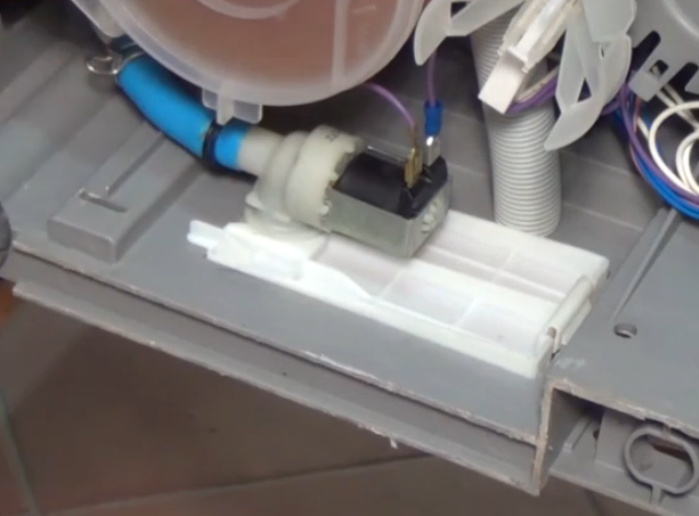 how to replace a dishwasher float