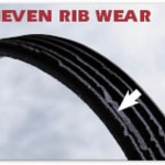 washing-machine-drive-belt-Uneven-Rib-Wear