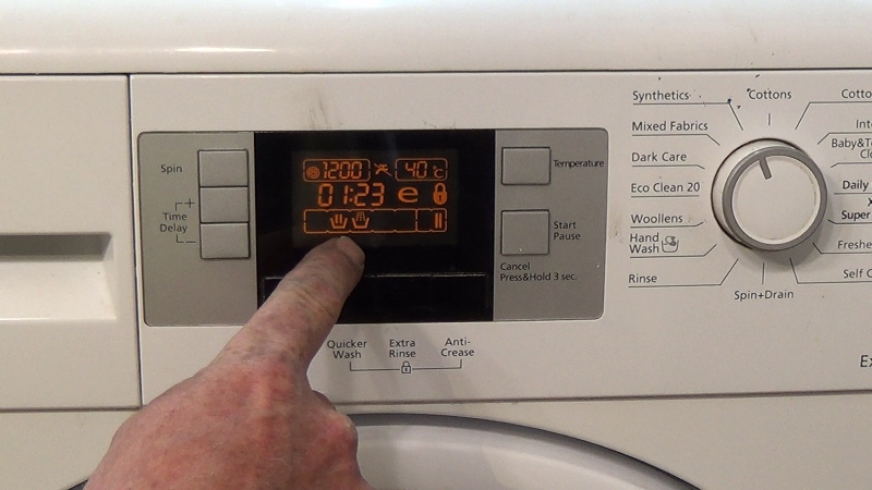 Beko washing machine not filling with water Error code E08