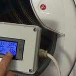 Checking heater system with amp meter