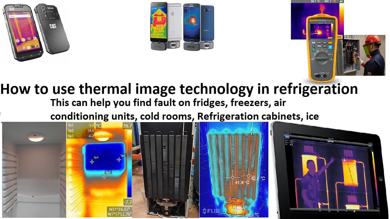 Thermal Imaging Camera to repair refrigeration using mobile phones, android Iphone