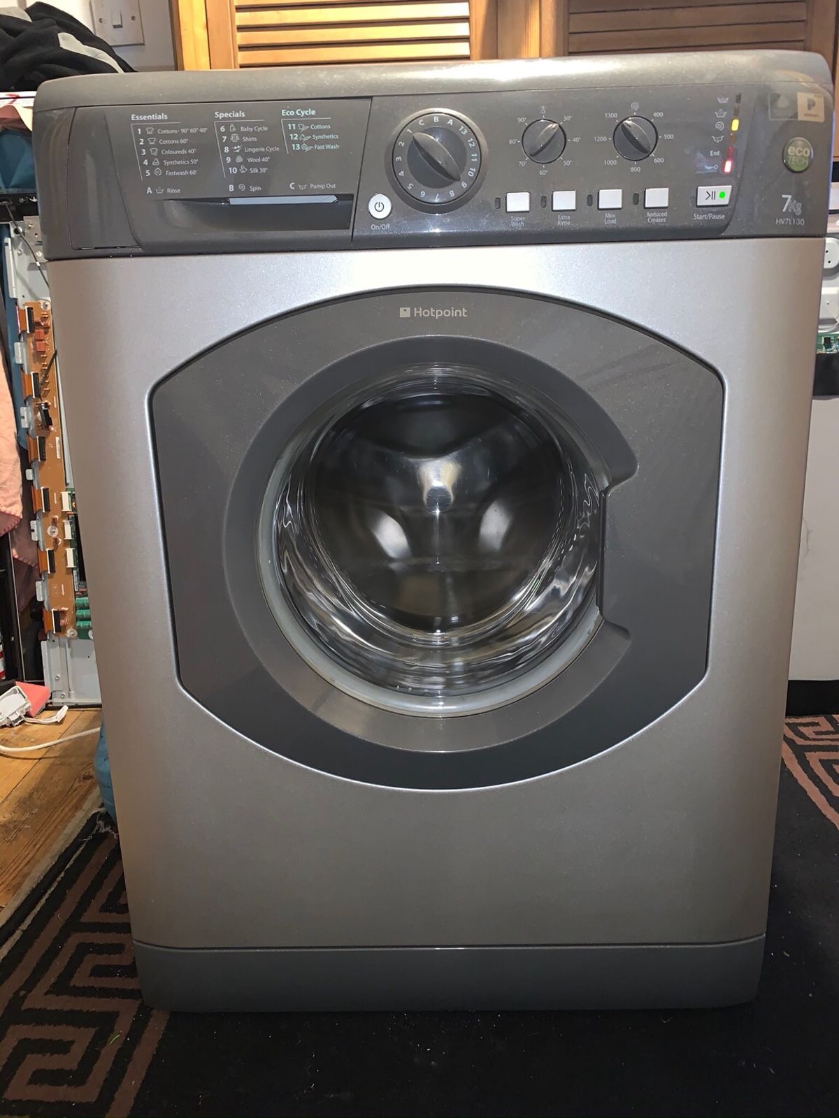 Hotpoint Washing Machine HV7L130GUK Noisy when spinning