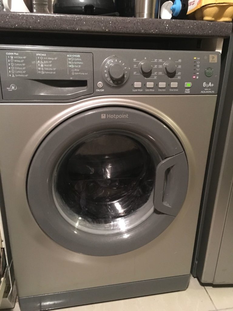 Genuine part number C00286369 Hotpoint Washing Machine Graphite Plinth 