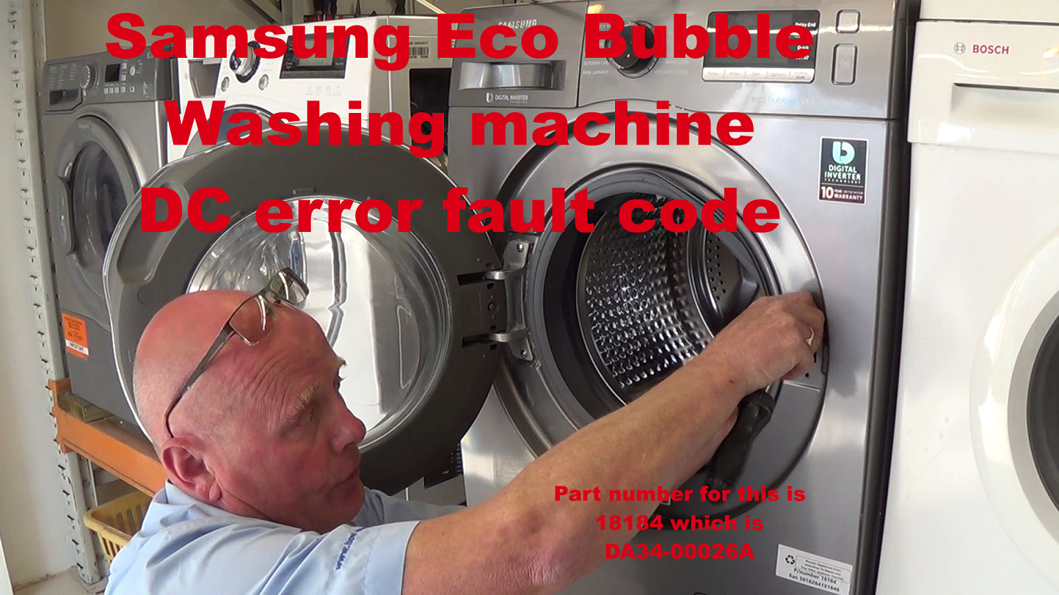 Samsung Washing Machine DC Error Fault Code