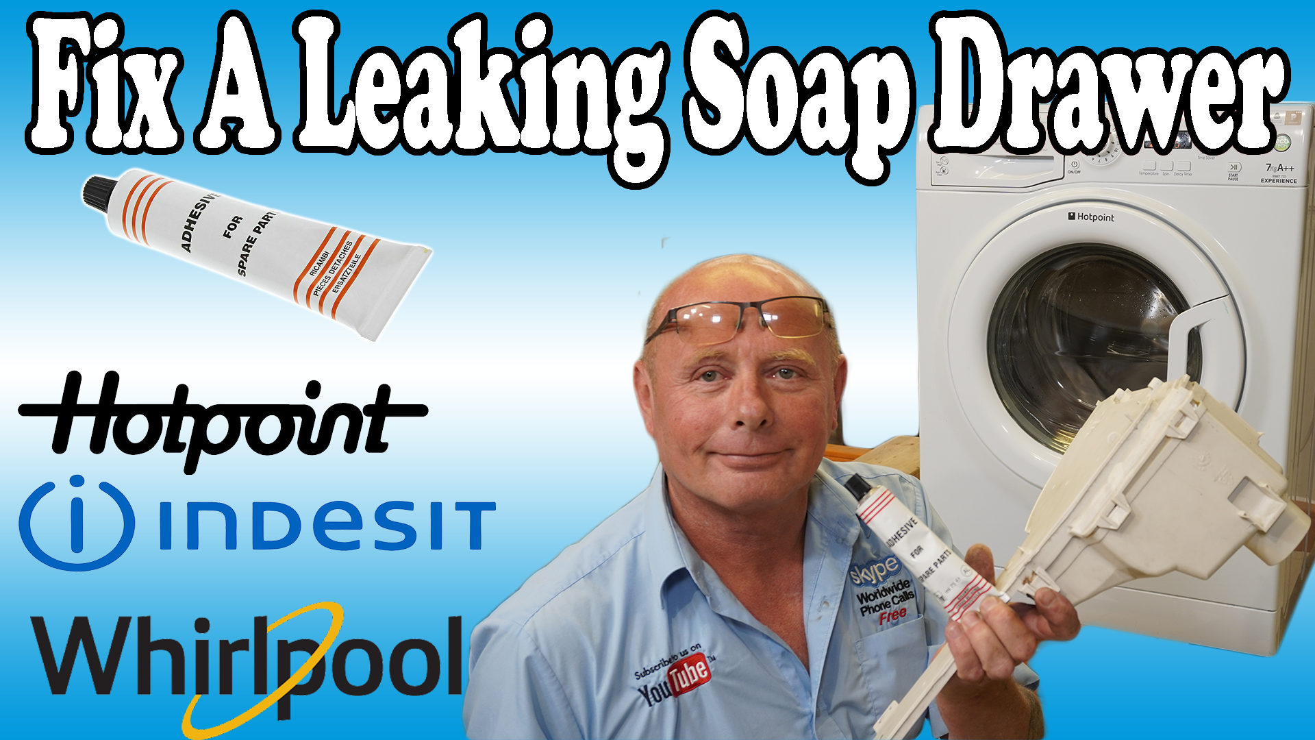 Fix a Leaking Washing Machine Soap Dispenser Draw box Hotpoint Indesit
