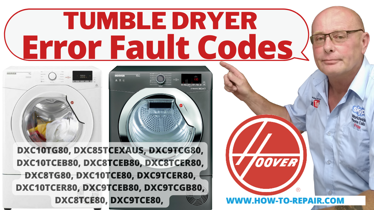 Hoover One Touch Tumble Dryer Dynamic error fault codes