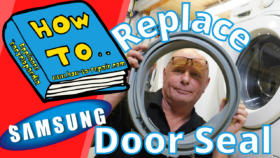 How to replace Samsung washing machine door seal gasket