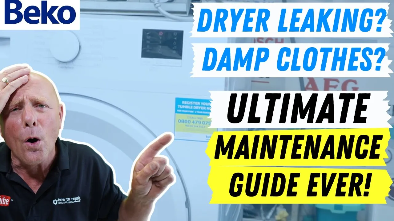 Beko Condenser Tumble Dryer Ultimate Maintenance Guide | Empty Water Tank, Light Staying On or Leak!