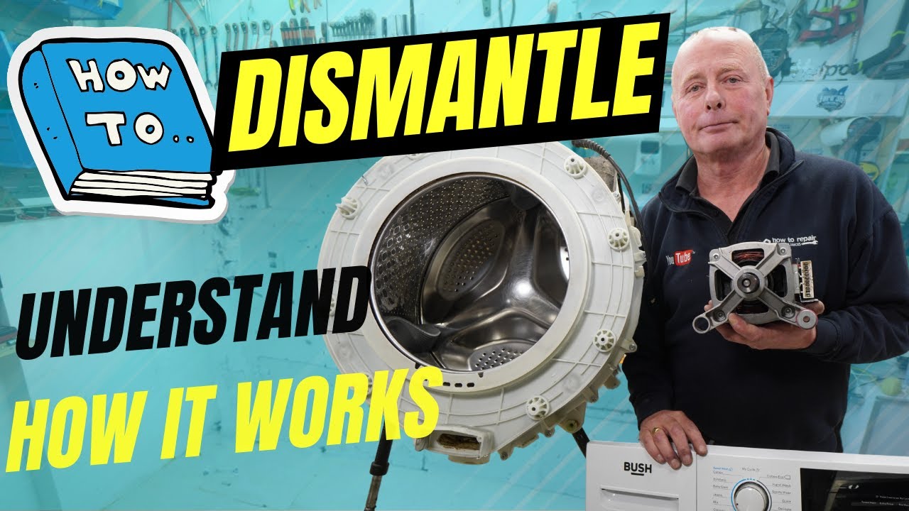 How to Dismantle Bush WMNBX814W Washing Machine? |  Compatible with Vestel Made Washers (Logik, Bush, Regal, Clayton, Wellington etc.)