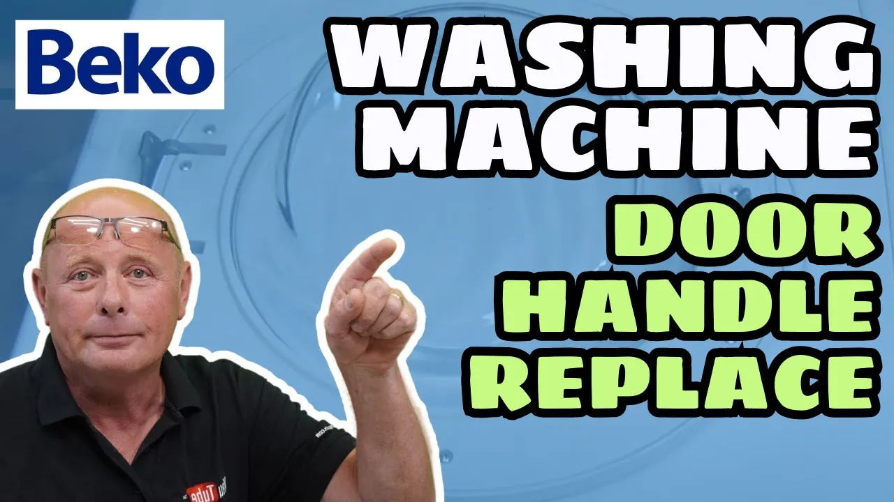 How To Replace Beko WMB Washing Machine Door Handle & Hinge Catch?