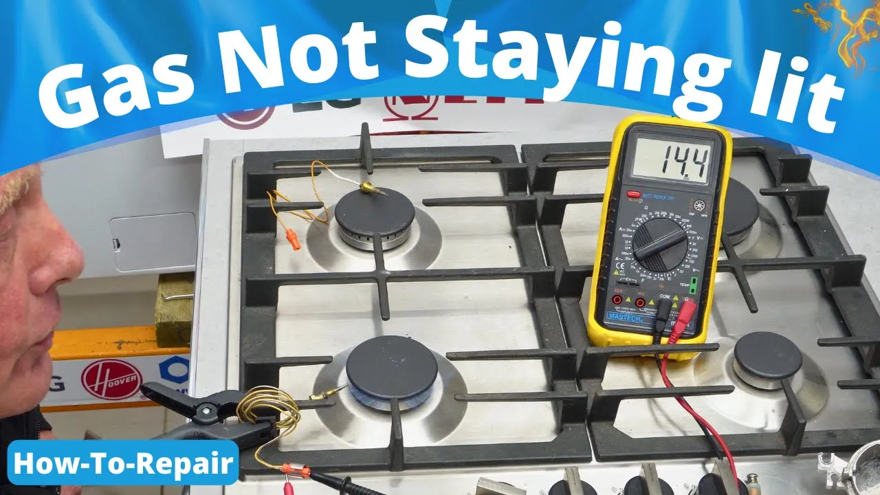 Gas Hob Burner Not Staying Lit | How To Test Hob & Oven With Thermocouple?