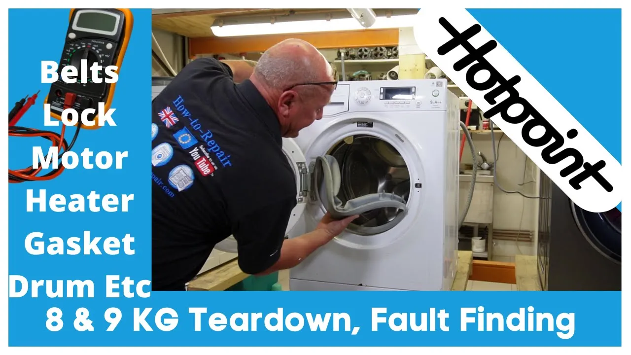 How To Dismantle Hotpoint WMXTF942PUK Washing Machine (or WMUD942)?