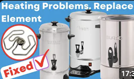 How To Replace Boiling Element In A Tea Urn Water Boiler That’s Not Heating?
