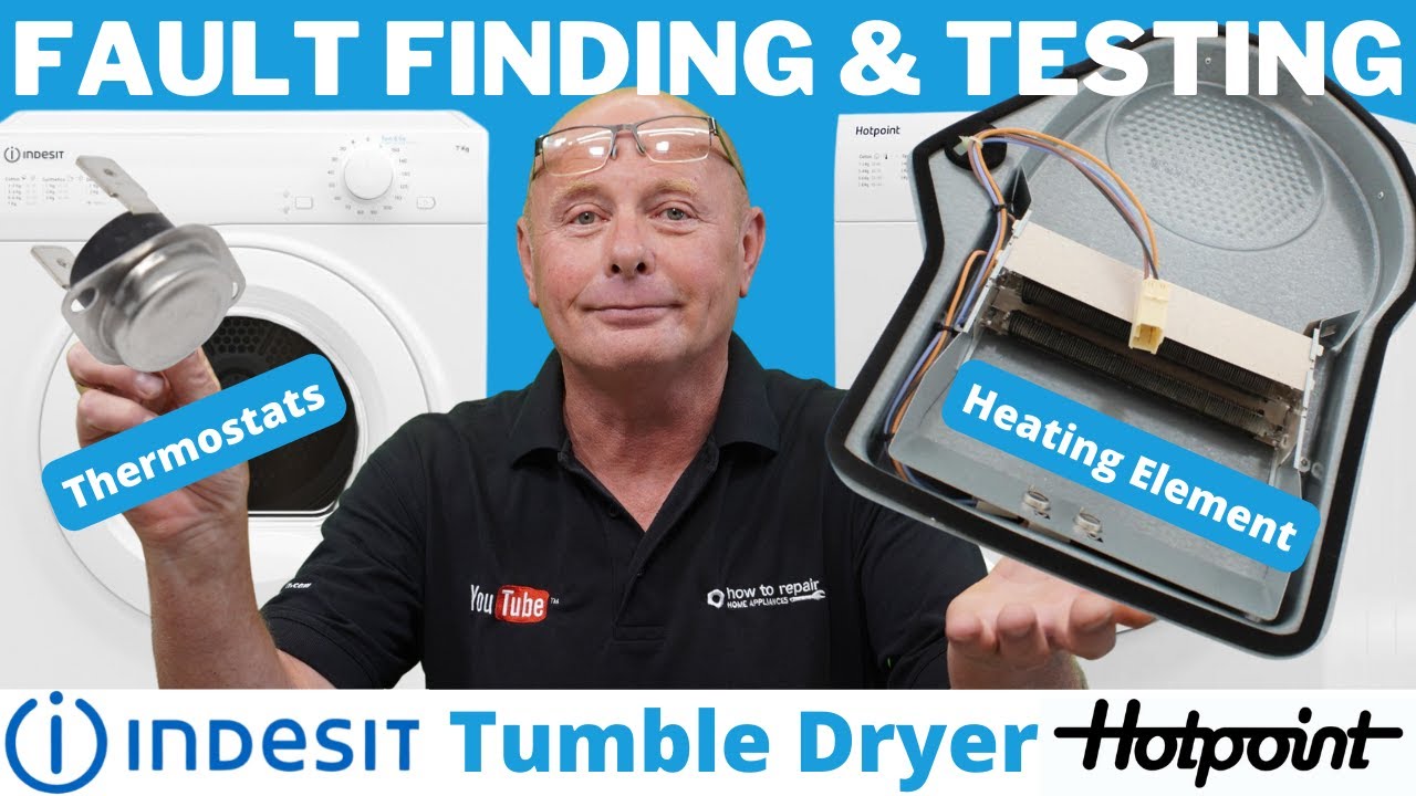 Indesit/Hotpoint Tumble Dryer Not Heating | How To Check & Test The Thermostat On The Heating Element