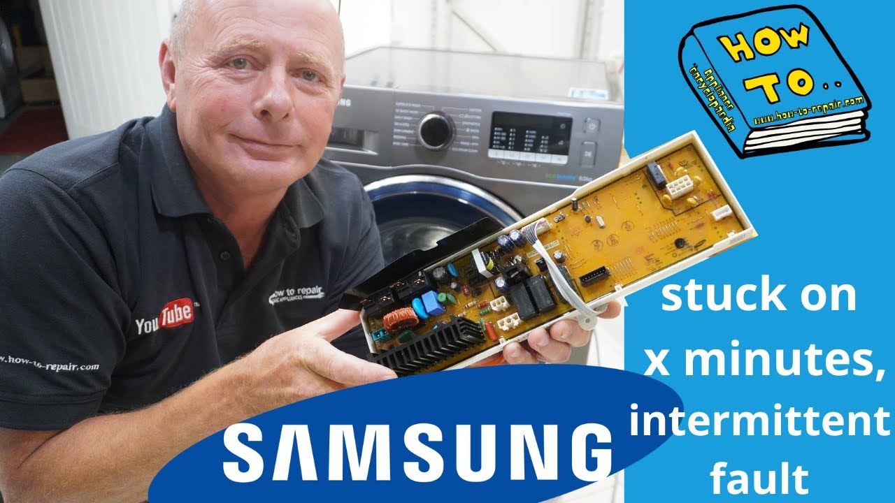 Samsung WW80J555FX/EU Washing Machine PCB & Intermittent Problem Solved