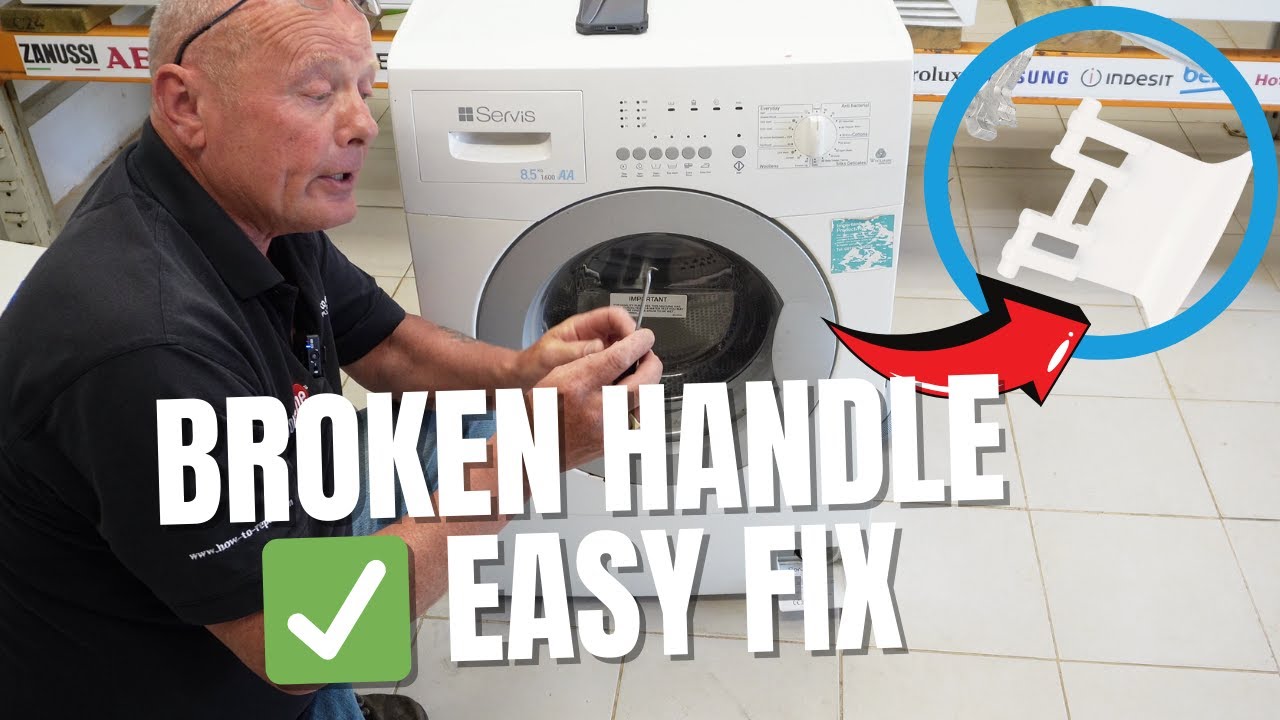 Servis M6856W Washing Machine Broken Handle Guide & User Manual  