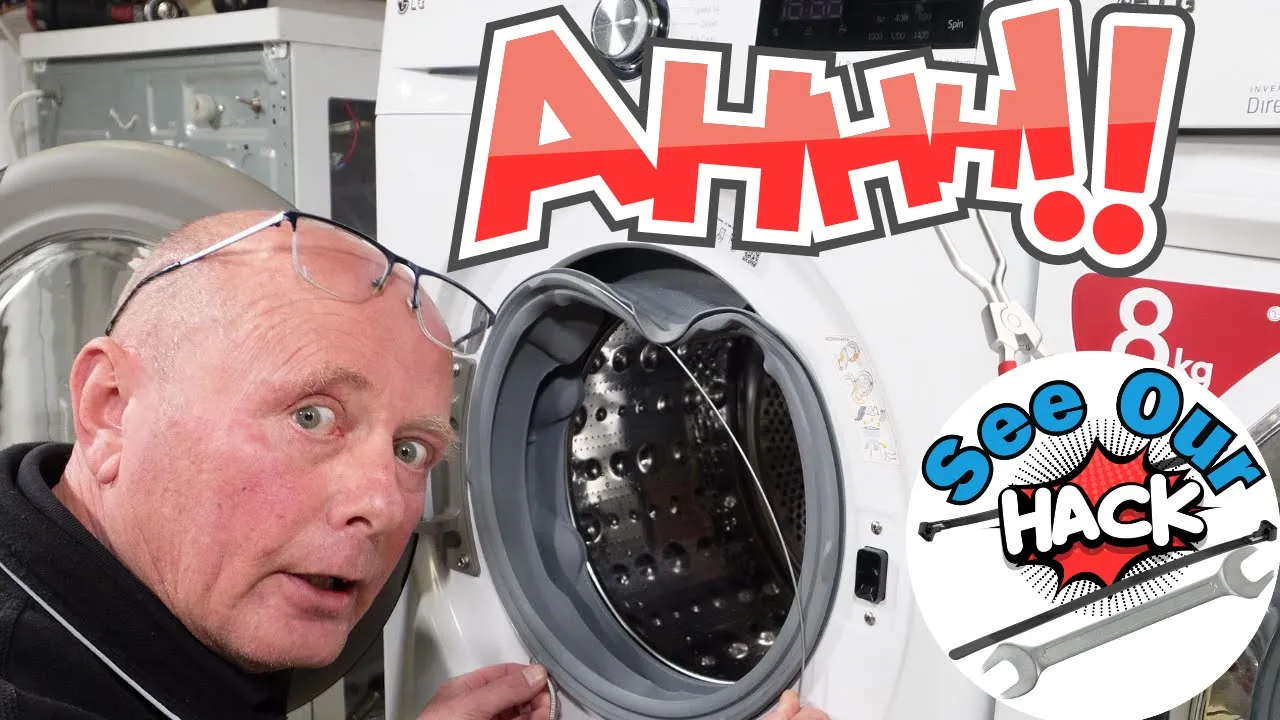 How to Replace Your Washing Machine Door Seal Gasket Band Spring?